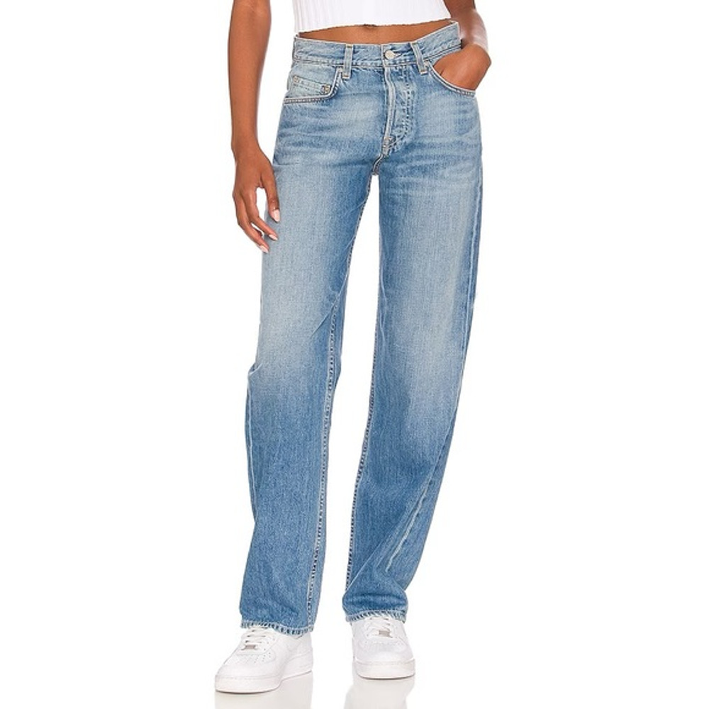 GRLFRND Light Blue Straight-Leg Women’s Jeans